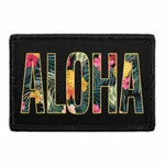 Pull Patch Aloha Floral patch velcro 3x2 polyester