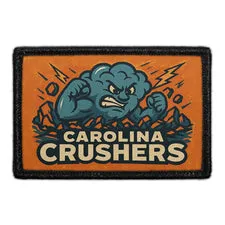 Pull Patch Carolina Crushers patch 1 stk hold velcro