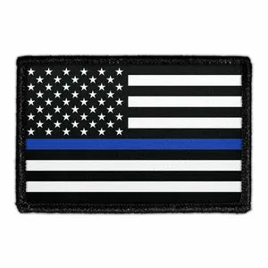 Pull Patch Thin Blue Line patch 3x2 velcro