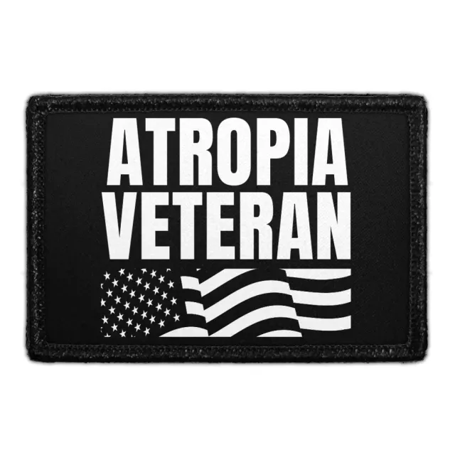 Pull Patch Atropia Veteran US Flag patch 3x2 velcro