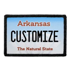 Pull Patch Montana nummerplade patch custom 3x2 polyester