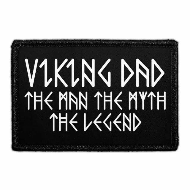 Pull Patch Viking Dad The Man patch velcro fars dag
