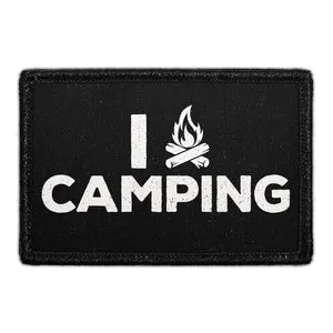 Pull Patch I Fire Camping patch med velcro – camping