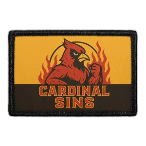 Pull Patch Cardinal Sins patch med velcro 76 mm