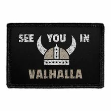 Pull Patch See You In Valhalla patch med velcro – viking