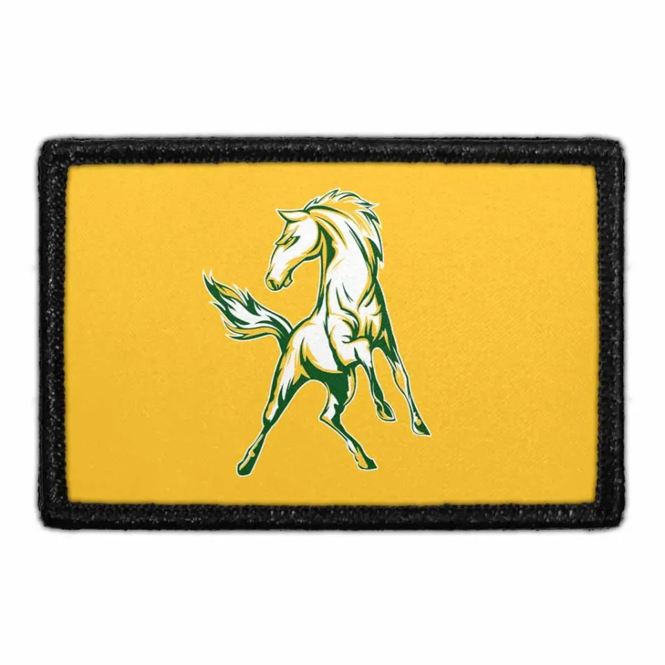 Pull Patch Horse patch gul med hest