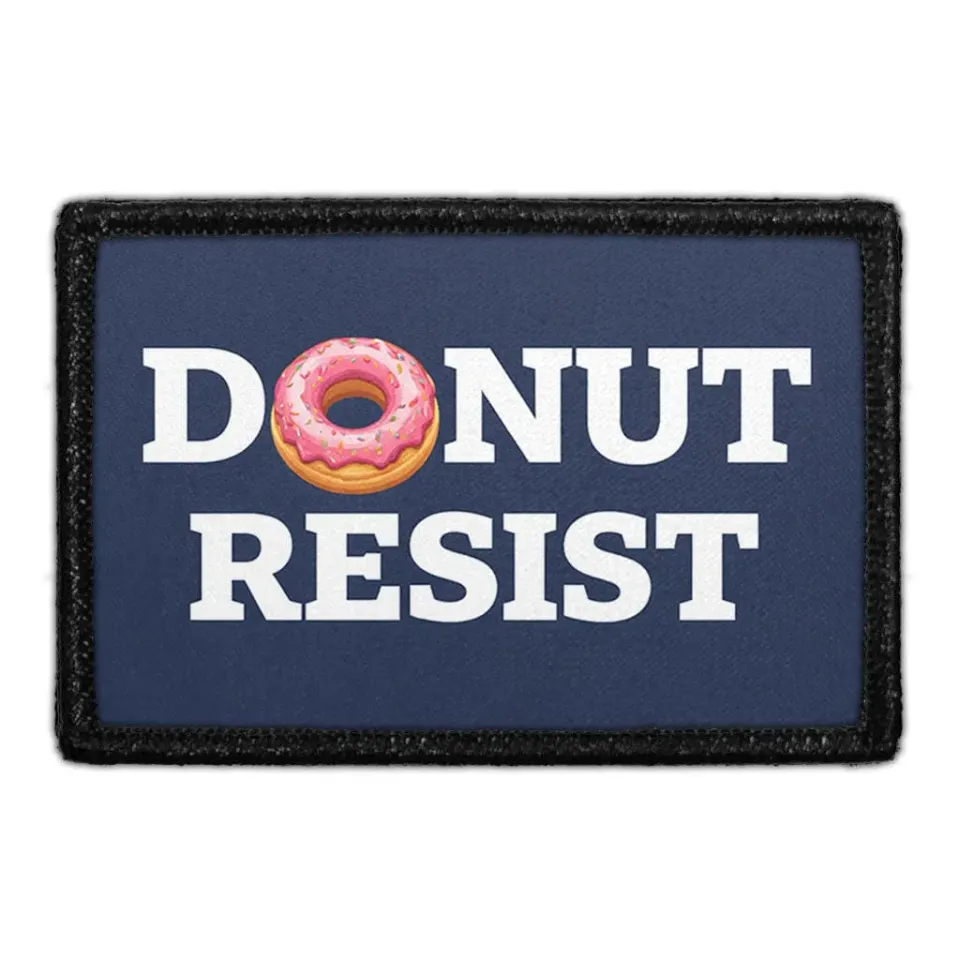 Pull Patch Donut Resist patch med velcro – politihumor