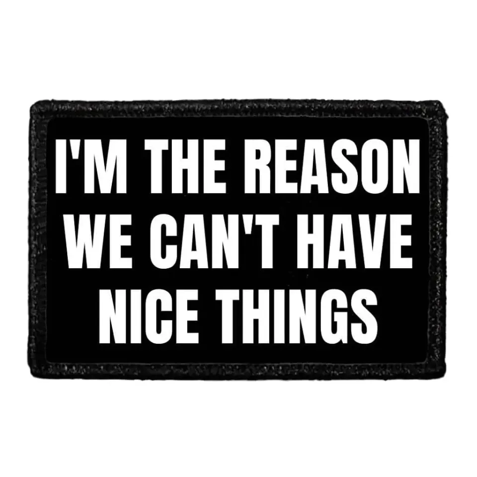 Pull Patch I'm The Reason We Can't Have Nice Things mærke