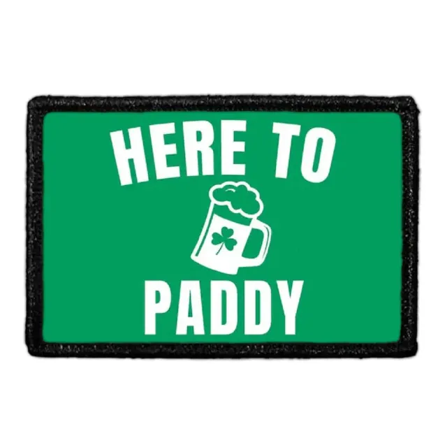 Pull Patch Here To Paddy Beer patch grøn