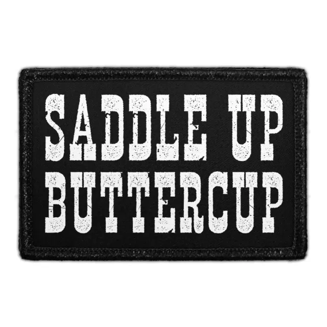 Pull Patch Saddle Up Buttercup patch med velcro