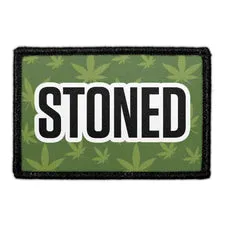 Pull Patch Stoned patch med velcro 76x51 mm