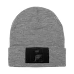 Pull Patch Premium Beanie Flexfit hue grå velcro
