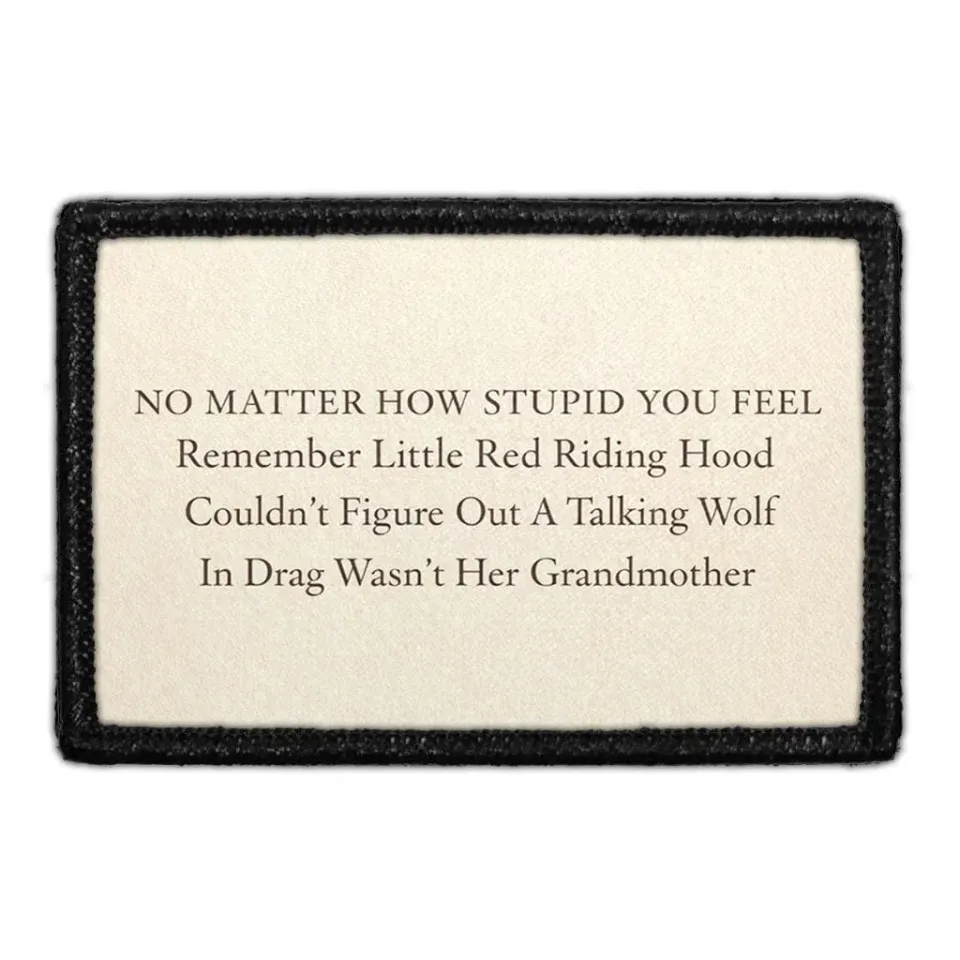 Pull Patch Little Red Riding Hood patch sjov 3x2