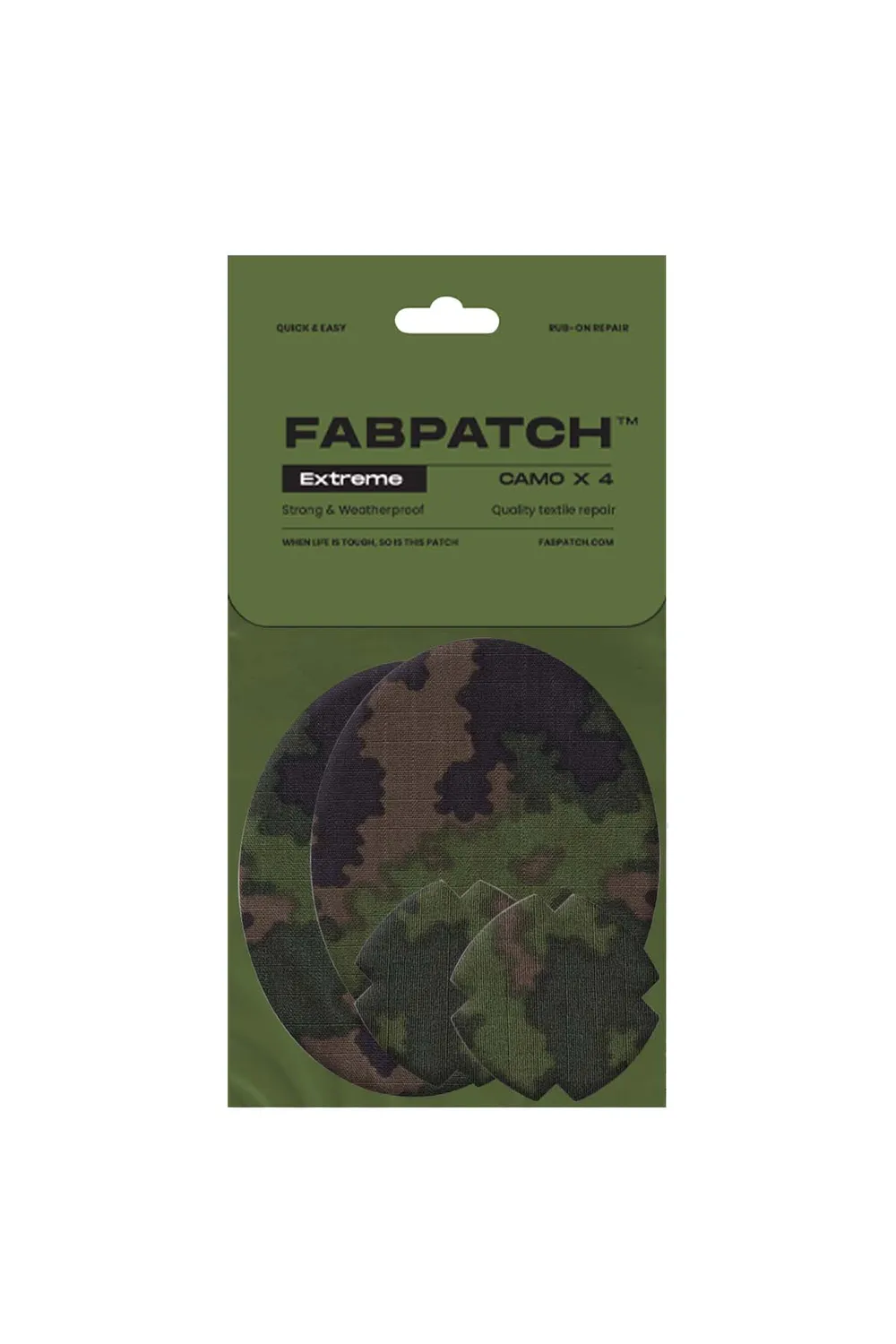 FabPatch EXTREME Camo tekstillapper 8 stk vandafvisende