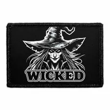 Pull Patch Wicked Witch patch med velcro halloween