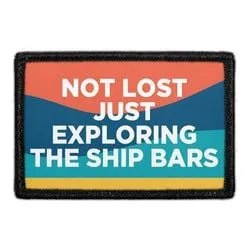 Pull Patch Not Lost Ship Bars patch velcro krydstogt