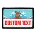 Pull Patch Christmas Custom patch snowy reindeer med velcro