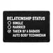 Pull Patch Relationship Status Single Married Taken patch velcro humor
