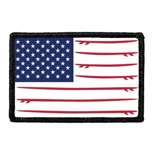 Pull Patch US Flag Surfboards Color patch med velcro 1 stk
