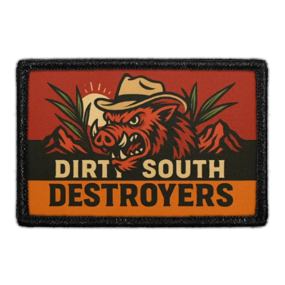 Pull Patch Dirty South Destroyers patch velcro 76x51