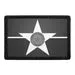 Pull Patch Dallas City Flag patch sort-hvid velcro