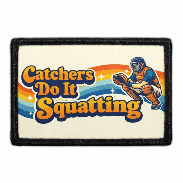 Pull Patch Catchers Do It Squatting patch med velcro baseball