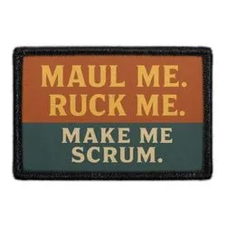 Pull Patch Maul Me Ruck Me patch 7,6x5 cm rugby