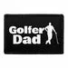 Pull Patch Golfer Dad patch velcro golf