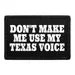 Pull Patch Texas Voice velcropatch med tekst