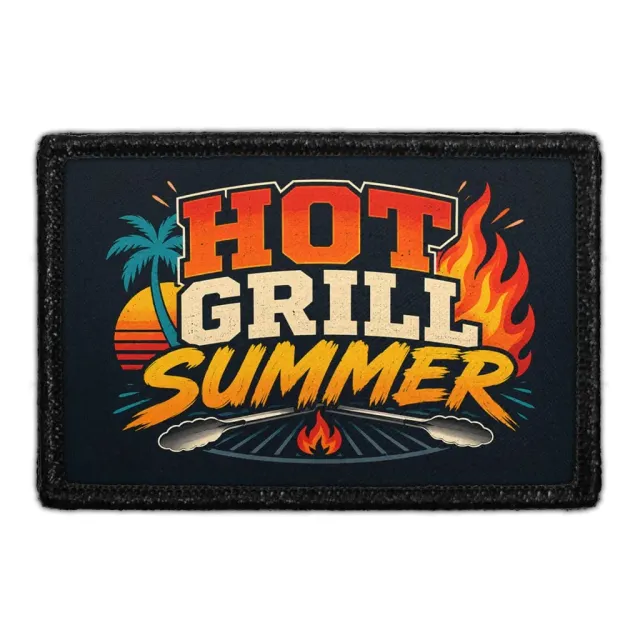 Pull Patch Hot Grill Summer patch grill velcro 3x2