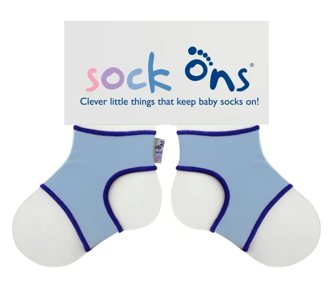 Sock Ons strømpeholder 12-18 mdr hvid til større baby