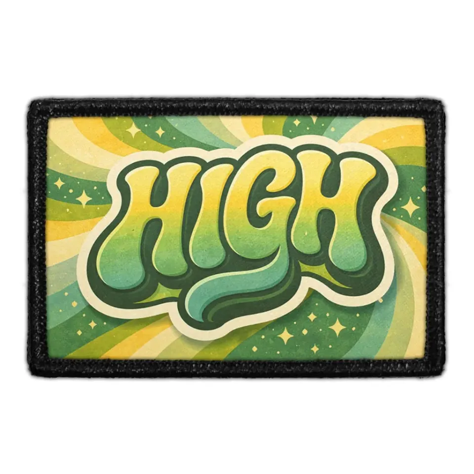 Pull Patch High patch 76x51 mm velcro minimalistisk