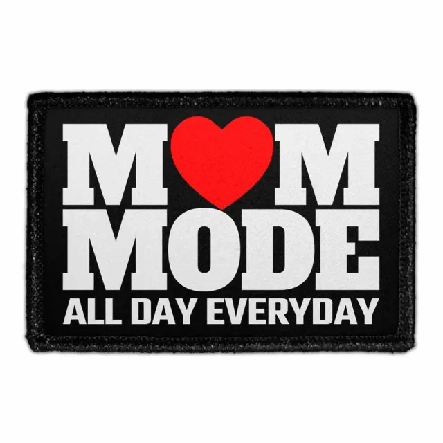 Pull Patch Mom Mode patch med velcro 1 stk – everyday