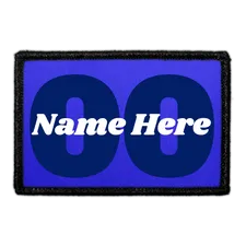 Pull Patch Custom Name Over Number patch med navn og nummer