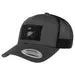 Pull Patch Trucker Curved Bill kasket charcoal/black velcro