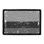 Pull Patch Columbia Flag patch sort-hvid velcro