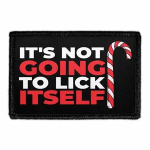 Pull Patch Lick Itself patch 76x51 mm fræk humor