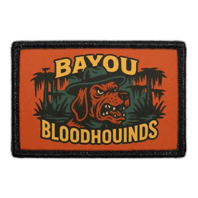 Pull Patch Bayou Bloodhounds patch 3x2 velcro