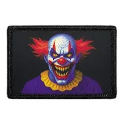 Pull Patch Balloon Butcher patch scary clown