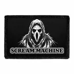 Pull Patch Scream Machine spøgelse patch 76x51 mm