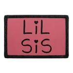 Pull Patch Lil Sis patch 76x51 mm velcro