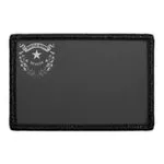Pull Patch Nevada State Flag patch sort-hvid velcro