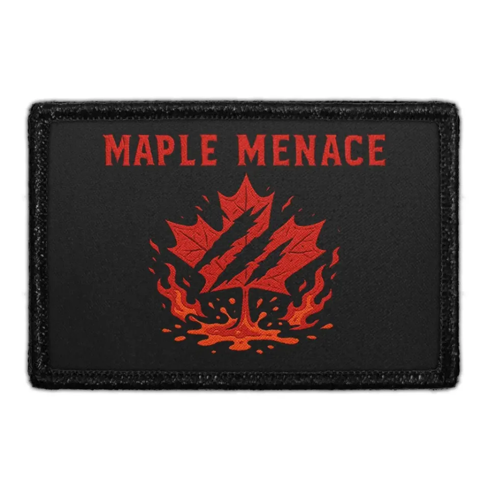 Pull Patch Maple Menace patch med velcro canada
