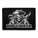 Pull Patch Boo-Caneer patch med velcro 76 mm piratspøgelse