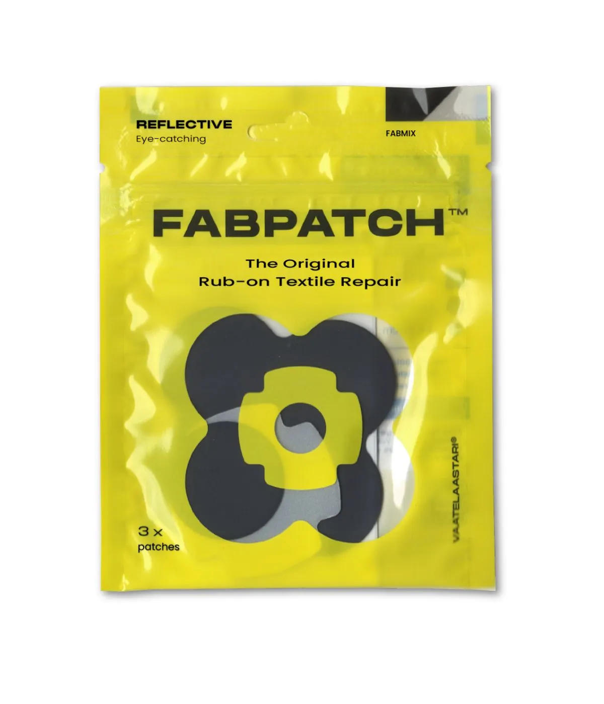 FabPatch Reflective FabMix tekstillapper mix 3-pak