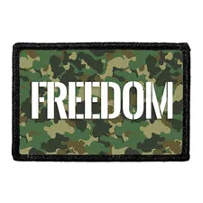 Pull Patch Freedom Camo velcromærke 76 mm polyester