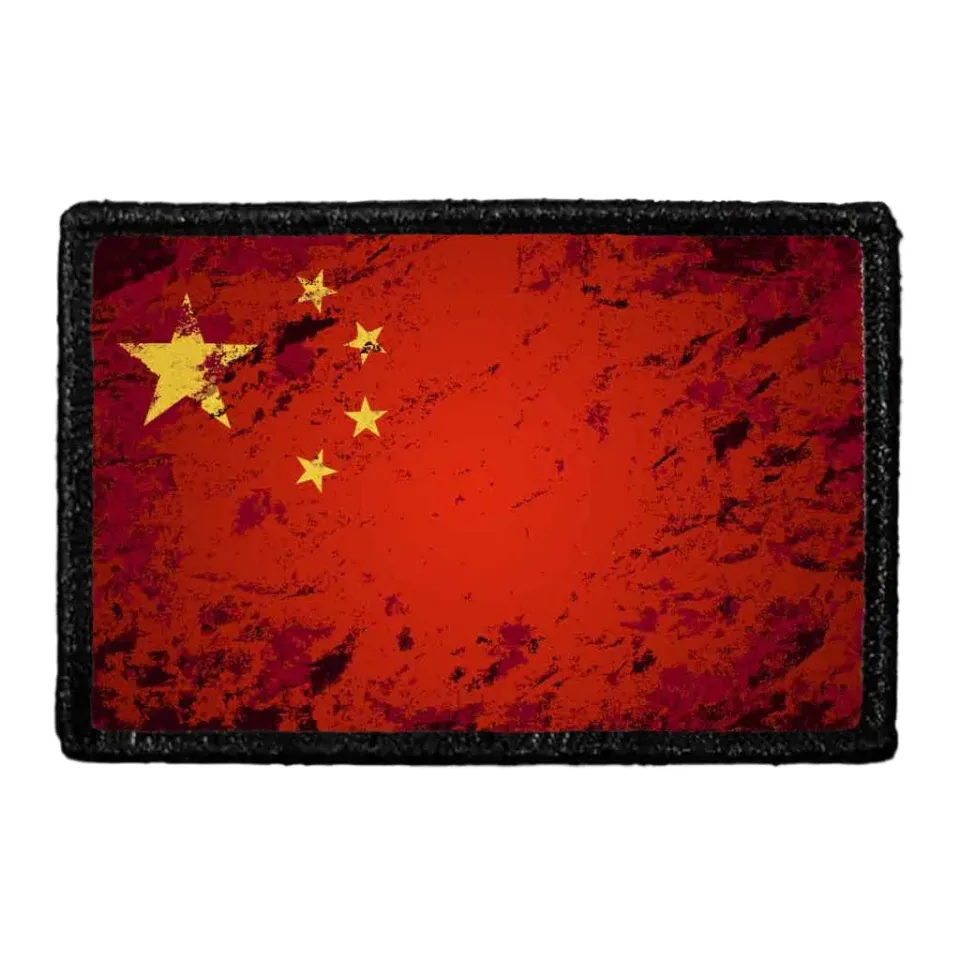 Pull Patch China Flag patch farve vintage