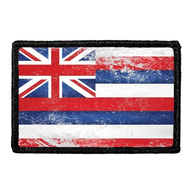 Pull Patch Hawaii State Flag patch farve distressed