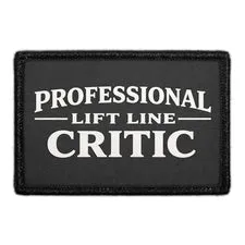 Pull Patch Professional Lift Line Critic patch ski