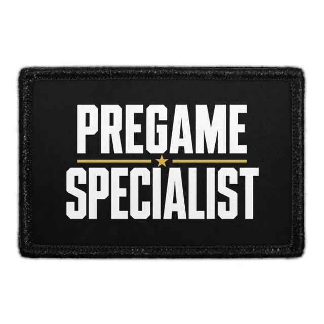 Pull Patch Pregame Specialist patch 3x2 football
